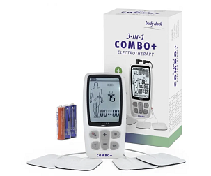 Body Clock 3-in-1 Combo+ - elektroterapeutický přístroj s 22 programy TENS, EMS, MASÁŽ