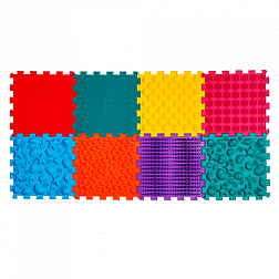 Masážní ortopedické podložky Ortek "Puzzle Námořní" 8 modulů