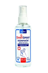 SANITSPRAY čistící sprej na ruce antimikrobiální